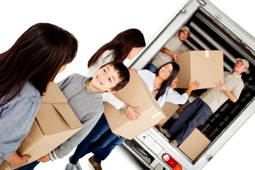 Van loading support for a West Hampstead move