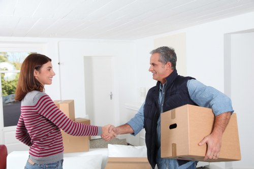 Residential packing supplies suited to West Hampstead stair access
