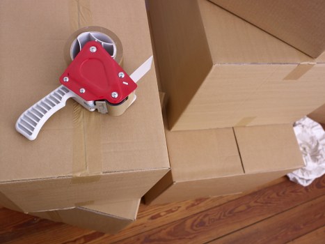 Packing and loading a moving truck for a West Hampstead relocation